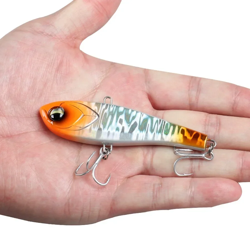 16g 34g vib iscas de vibração de plástico isca de pesca marítima fundição longa rattlin iscas artificial duro isca para truta atum salmão pesca