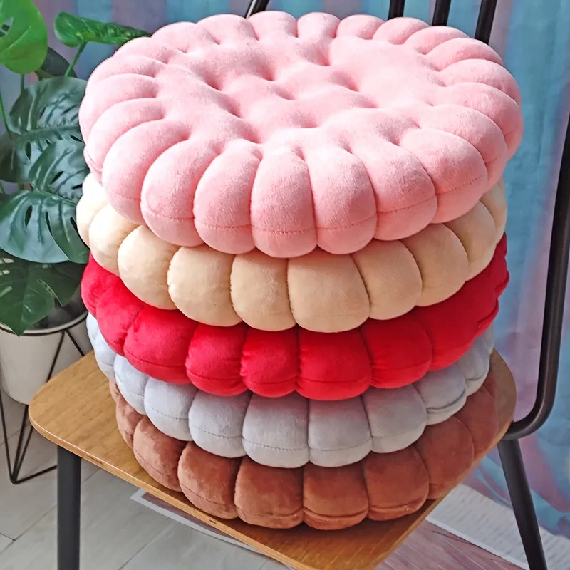 Thickened Futon Biscuit Cookie Cushion Office Sedentary Cushion Tatami Mat Practical Floor Cushion Rectangular Home Chair Cushio