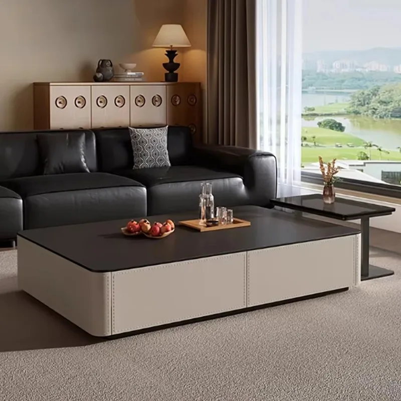 

European Aesthetic Coffee Tables Modern Design Wood Glam Luxury Coffee Tables Premium Unique Mesa Auxiliar Unique Furniture