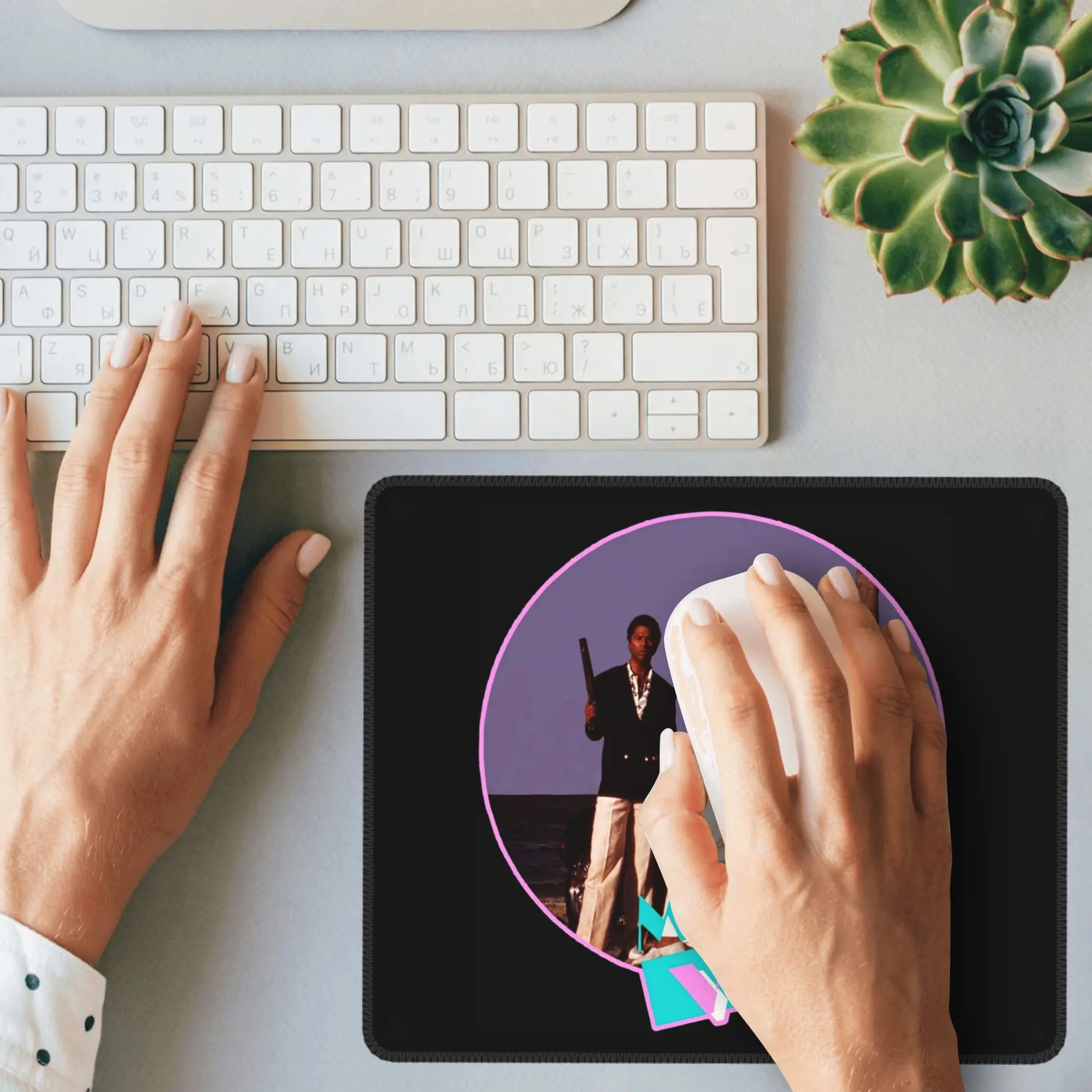 

Коврик для мыши Miami Vice R, коврик для компьютерной клавиатуры, коврик для мыши, игровой ПК, ноутбука, настольный коврик, офисные коврики для стола