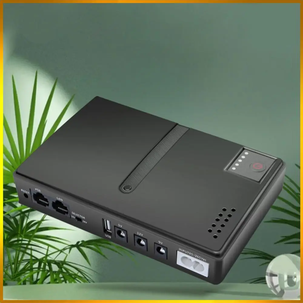 

DC1018L Mini Portable UPS Backup Power Adapters 5V 9V 12V Uninterruptible Power Supply for WiFi Camera Router Speaker