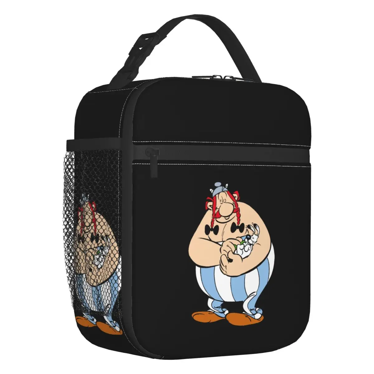 The Adventures Of Asterix Thermal Insulated Lunch Bag  Manga Comic Obelix Dogmatix Portable Lunch Container  Storage Food Box