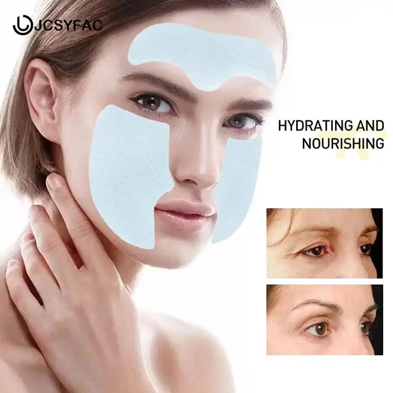 3PCS Collagen Film Paper Soluble Facial Face Skin Cheek Sticker Forehead Patch Smile Lines Patches Anti-aging Wrinkles Remover