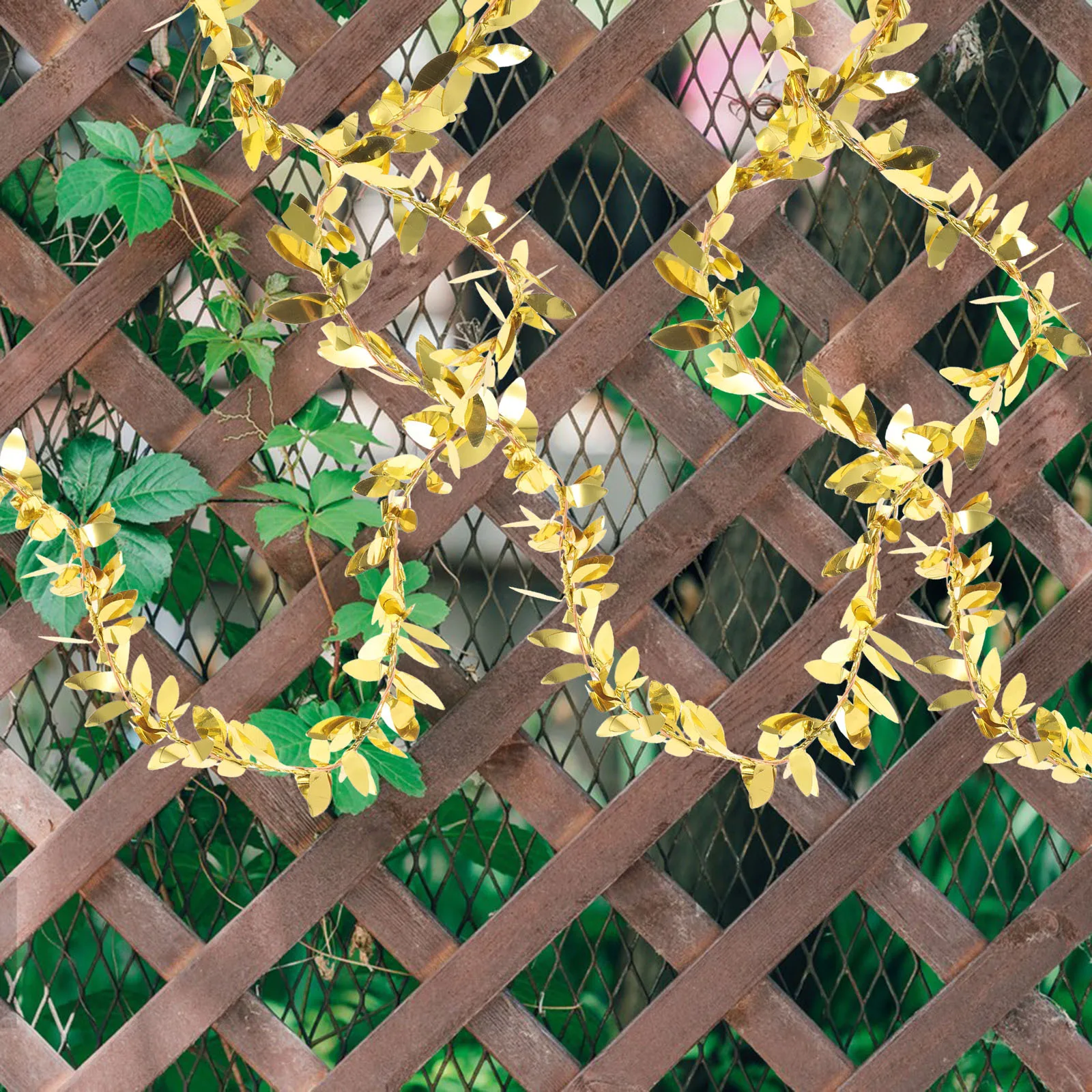 2 متر 20 LED الذهبي بهرج مصباح ورقة سلسلة أضواء لغرفة النوم الكرمة ديكور داخلي حفلة جارلاند جدار نافذة الباب معلقة