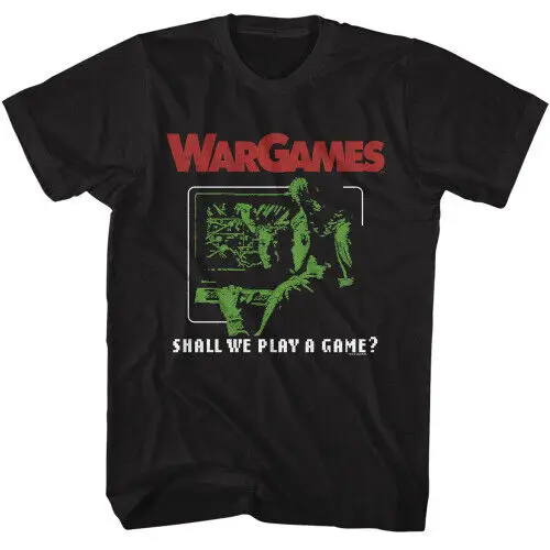 WarGames Play A Game Black T Shirt