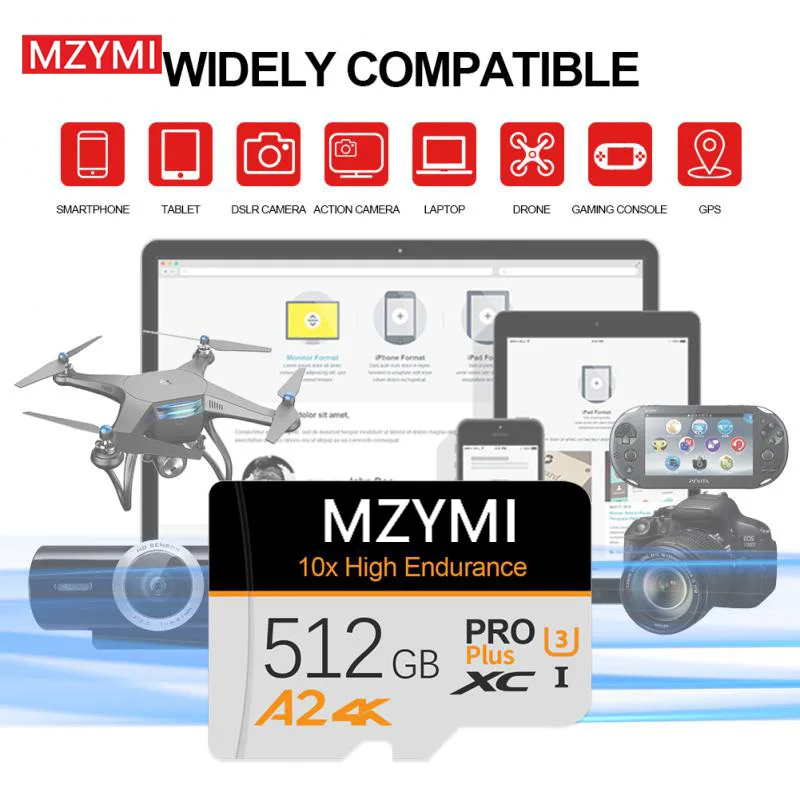 MZYMI-tarjeta de memoria Original para Smartphone/cámara, 2TB, 1TB, resistencia de alta velocidad, A2, 4K, Mini tarjeta TF, 512GB, 256GB, 128GB