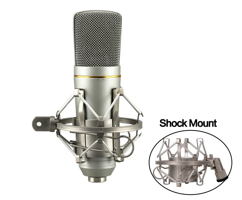 

YR01 XLR Condenser Microphone Professional Recording Microphone Music Create Broadcast Studio Microphone