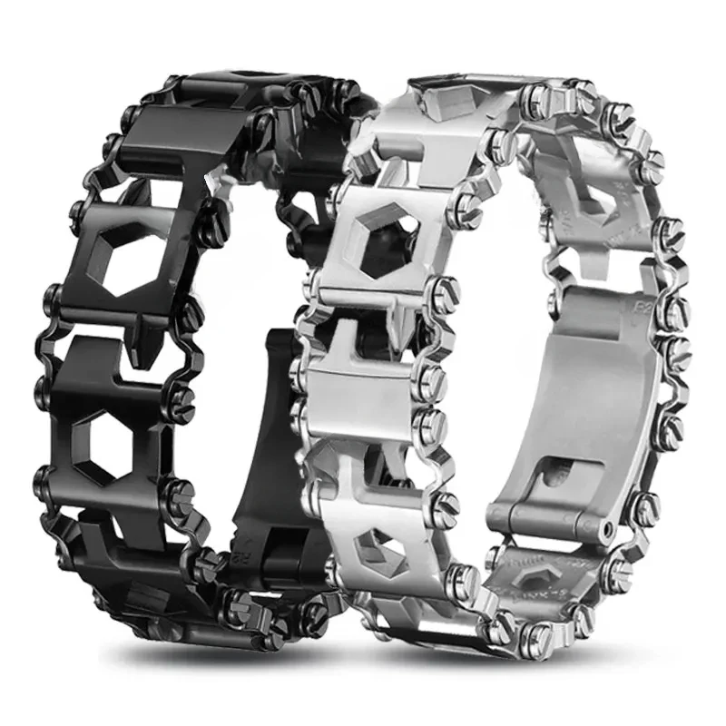 

In Stock Leatherman Multi Tool Bracelet Men's Wild Outdoor Equipment Survival Bracelet Strap Accessories