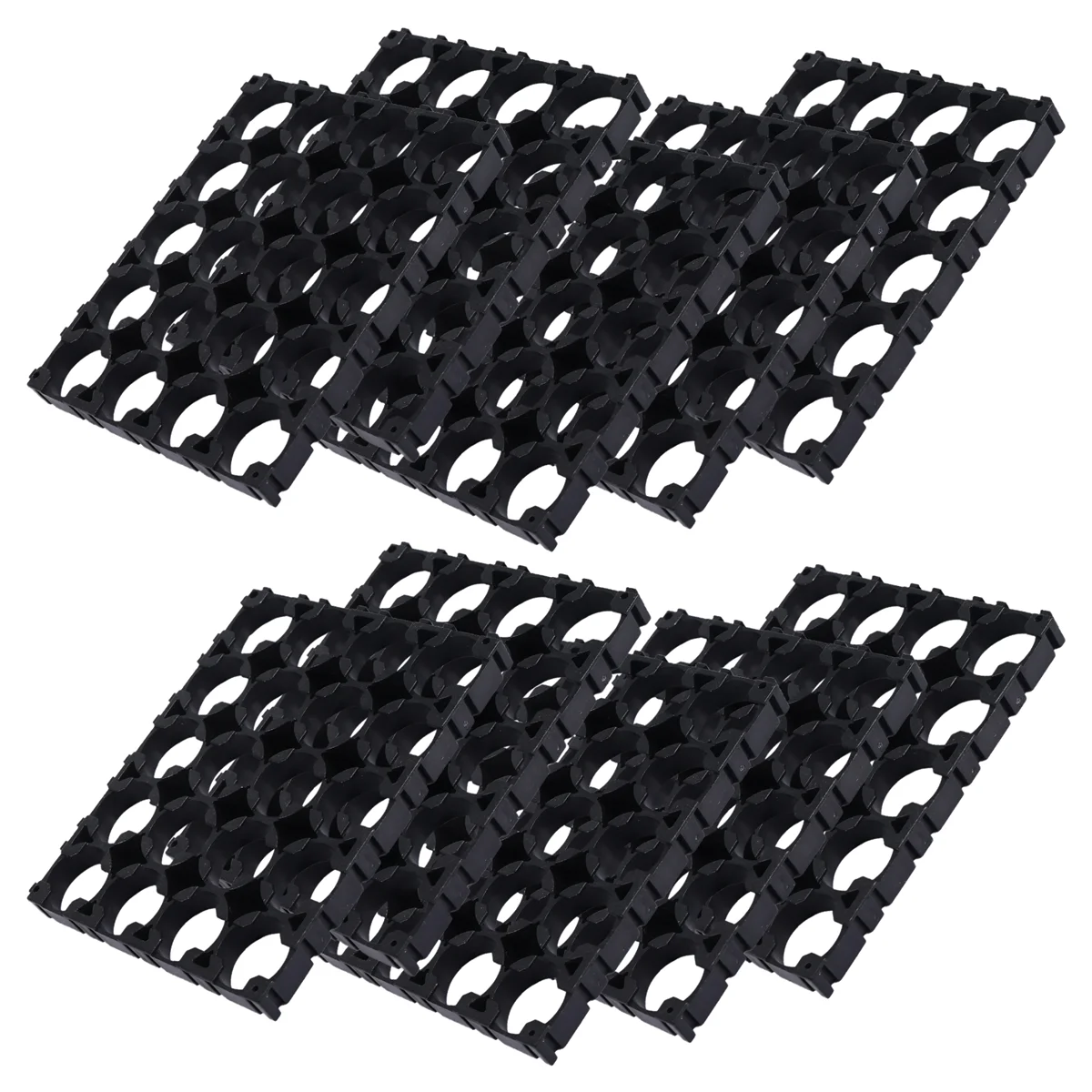 10 STÜCK 18650 Batterie 4x5 Zellenabstandshalter Strahlende Schale Kunststoffhalterhalterung