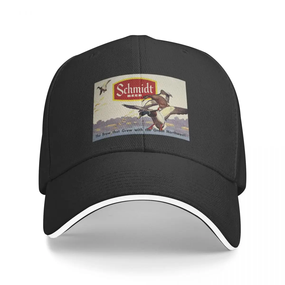 

Schmidt Beer Duck Hunting Vintage Retro Baseball Cap Christmas Hat Trucker Hat New In Hat Sunhat Women's Golf Clothing Men's