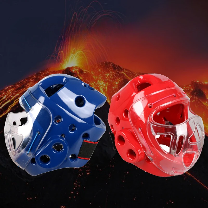 Taekwondo Headguard Full Protection, Adult Children Ice Hockey Karate Boxing Sanda Mask Helmet