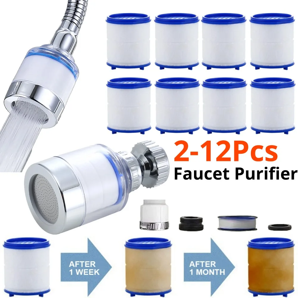 Faucet Purifier 360°Rotating Faucet Filter Kitchen Chlorine Removal Tap Aerator Anti-splash Bathroom Water Saving Tap Nozzle