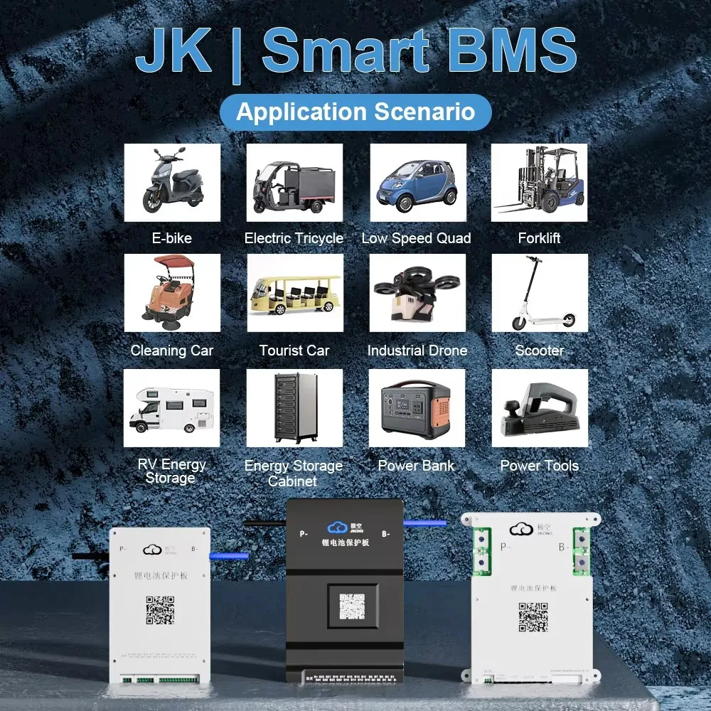 JIKONG Smart BMS B2A8S20P مع CAN Heat RS485 2A Active Balance Current 4S ~ 8S LiFePo4 بطارية JIKONG BMS يتم شحنها من بولندا