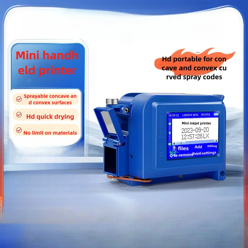 

Handheld Mini Code-Spraying Machine Supply Express Logo Factory Date Batch Number Time QR CodeLOGOInkjet Printer