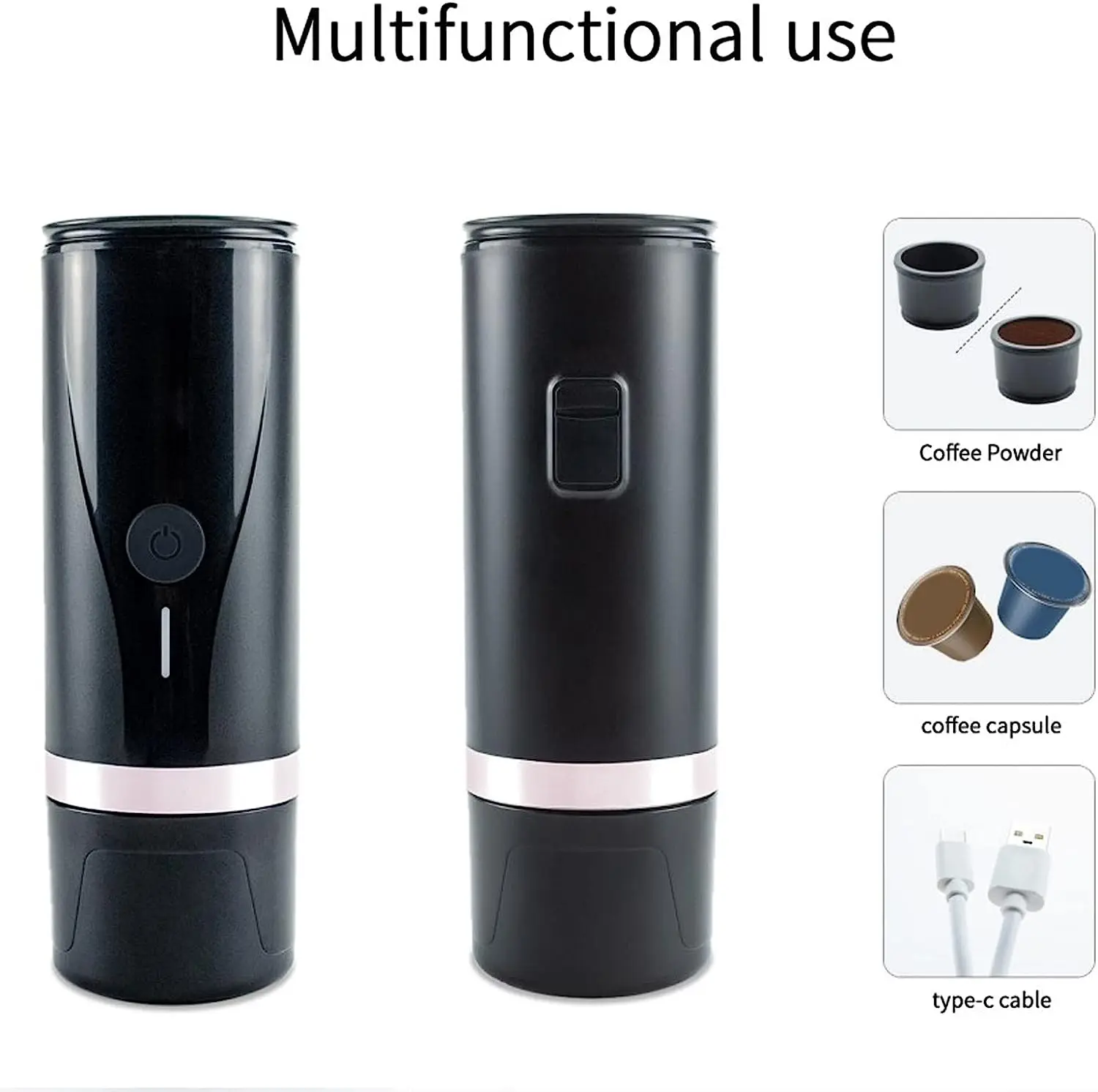 Лидер продаж 2024 года, портативная кофемашина T, дорожная кофеварка для эспрессо, алюминиевая Ce OEM Outin Nano, портативная электрическая эспрессо-машина для кофе