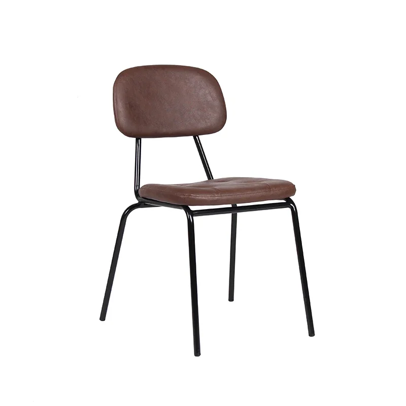 For CDG High Quality Modern Metal Chair Furniture Antique Living Room Office Hotel Restaurant Black Metal Dining Chair