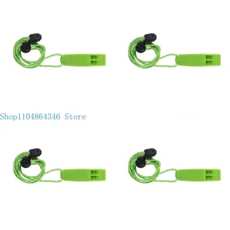 5ASD محمولة 120DB بصوت عالٍ إشارة سلامة الانفجار صافرة صافرة الطوارئ مع حزام عنق قابل للتعديل للتجديف بالكاياك #3