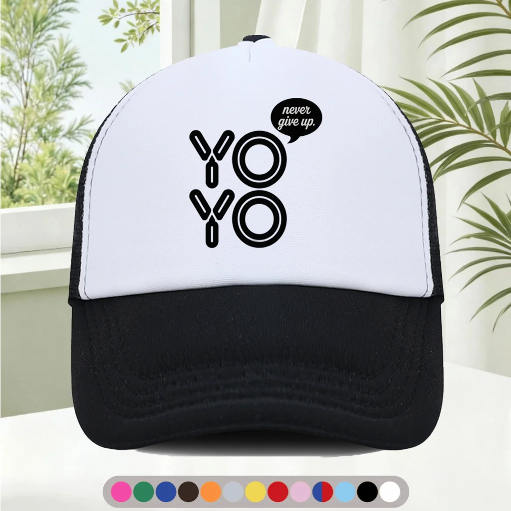 Fashionable and Versatile Sponge Mesh Cap  Features Cool Printed Patterns, Unisex  American Trucker Hat  HighQuality Hat  S