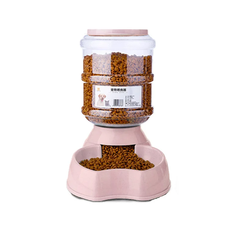 Pet Supplies Pet Automatic Water Dispenser Cat Feeder Water Dispenser Large Capacity Dog Food Bucket Pet Bowl