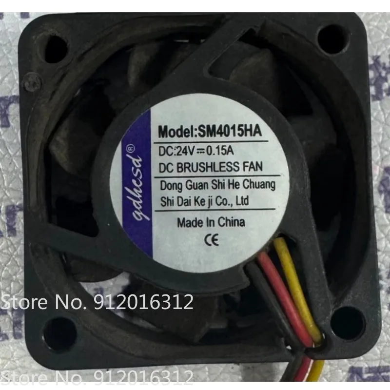 New Cooler Fan for SM4015HA DC24V 0.15A 4CM 4015 3 Wire Inverter Cooling Fan 40 * 40 * 15MM