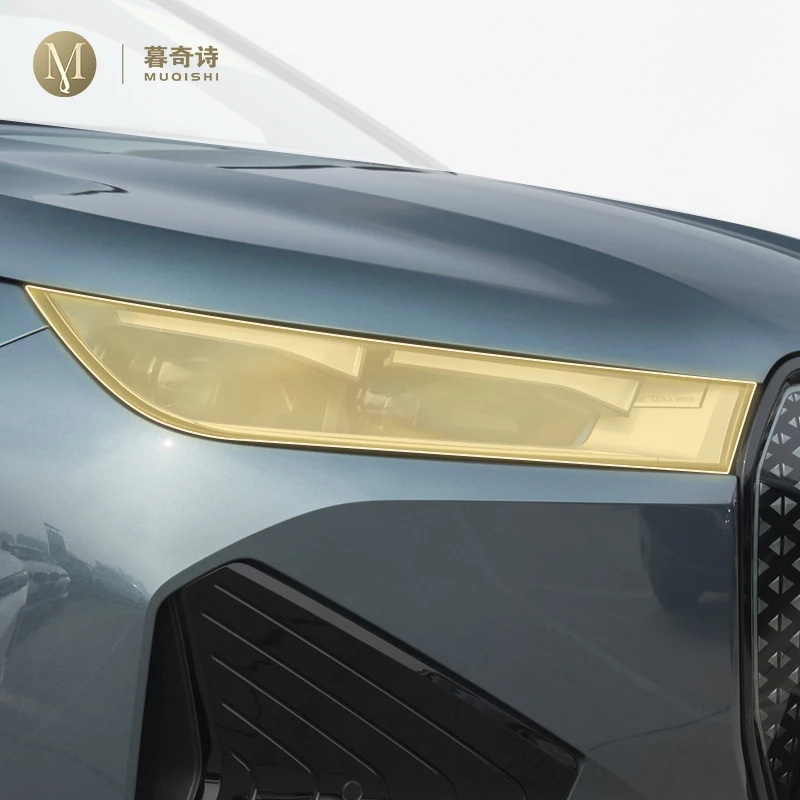 

MUQSHI Pre cutting Car Exterior Headlights PPF transparent protective film TPU scratch resistant film For BMW iX I20 2022-2024