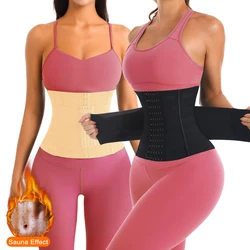 MISTHIN doppia cintura vita Cincher Trainer dimagrante Faja Body Shaper corsetto in lattice regolabile Shapewear pancia piatta dopo il parto Wrap