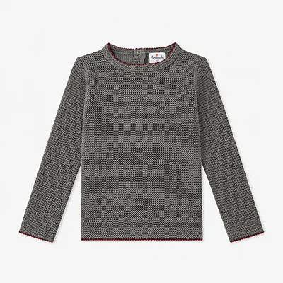 AA AW26 Maison Cherry Collection Kinderbekleidungsset - Jungen-Oberteil, Mädchenkleid, Strickjacke, Baby-Leggings aus Tencel und geripptem Stoff – Detail 22