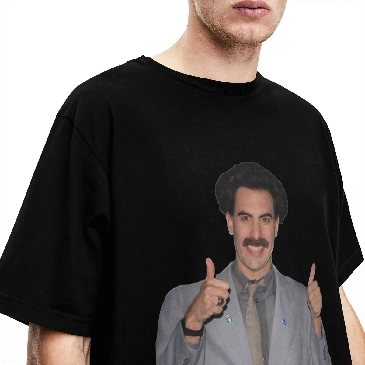 Borat Very Nice Funny Meme Shirt Merchandise for Men Women Cotton Funny Crew Neck Movie Tees Short Sleeve Tops All Seasons