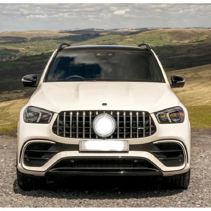 شبكة المصد الأمامي W166 GT لشواية W166 GLE63 مناسبة للسيارة الأصلية 2016 2017 2018 #4