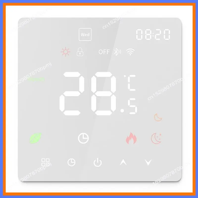 

BAAE WIFI граффити сенсорный экран нагревательный термостат умный термостат WIFI белый 16A электрическое отопление прочный простота установки