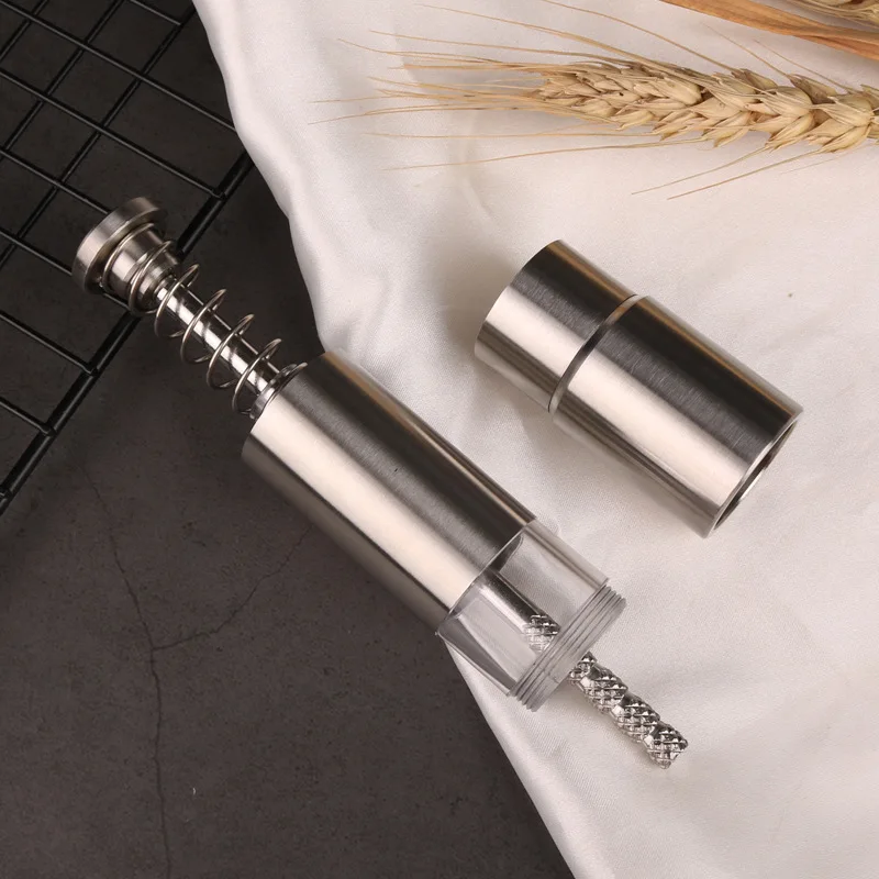 new Stainless Steel Thumb Push Spice Sauce Grinder Efficient Suitable For Various Spices Such As Pepper And Salt image 6