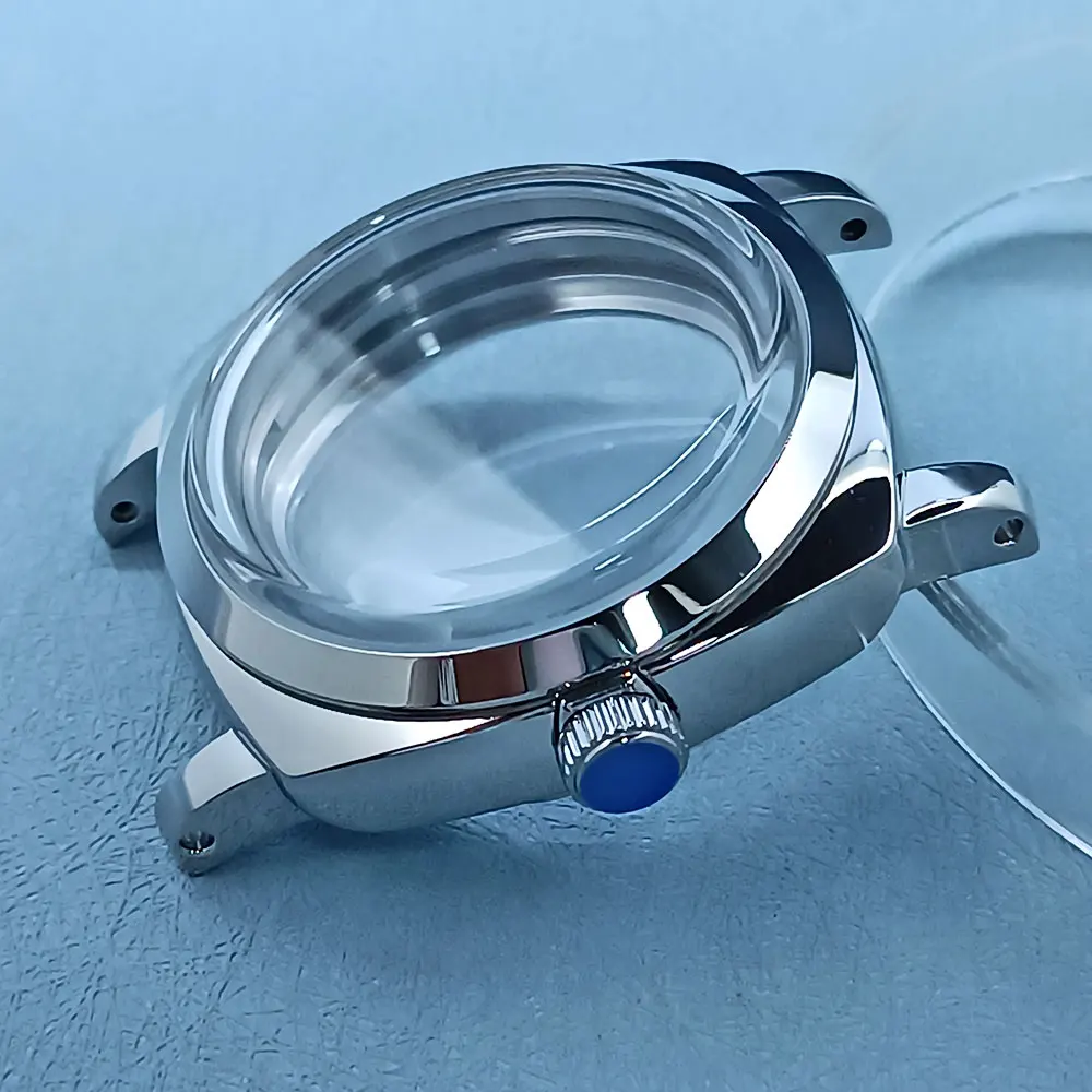 46mm ST3600 watch case is suitable for the ST3600 movement mounting 316L stainless steel, 100m life waterproof