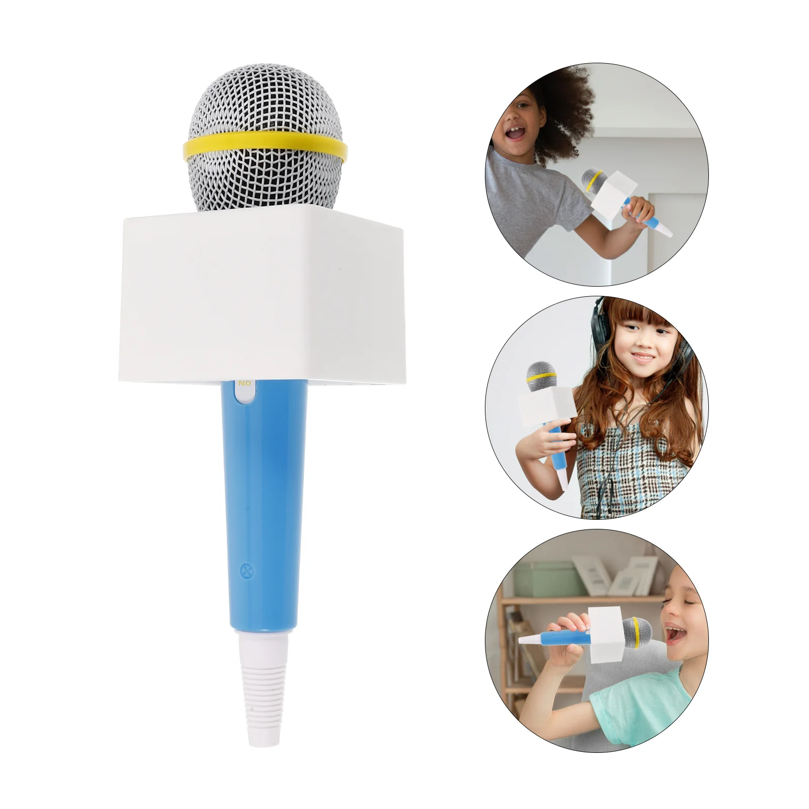 Rock and Roll Simulated Microphone Child Kids Simulation Plastic Costume Prop Model