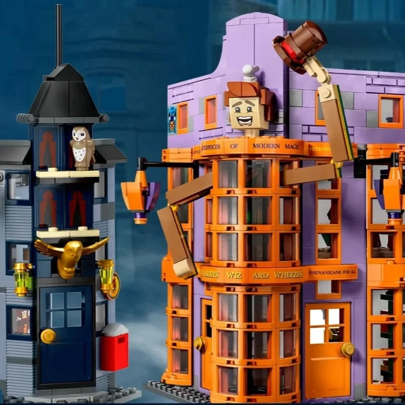 بيع كبيرة اللبنات ويزلي الخدع السحرية ورشة عمل ديكور المنزل السحري هدايا عيد الهالوين وعيد الميلاد وأعياد الميلاد #4