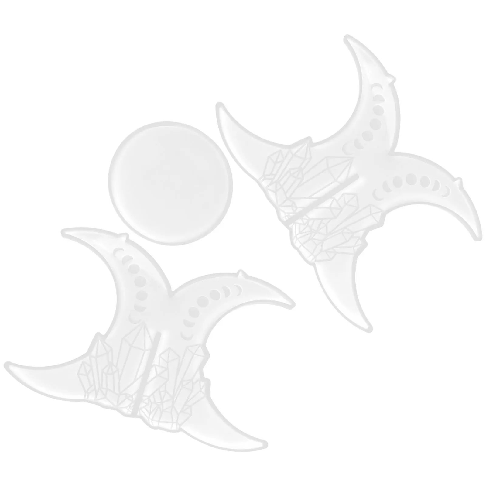 

1 set 1 Set Crystal Epoxy Mold For Display Stand Making Reusable Silicone Diy Craft Tool Flower Pot Rack Holder Moulding Kit