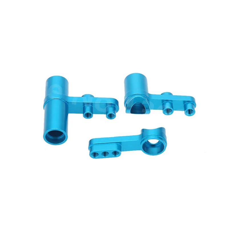 HSP Baja 102057 122057 (02025 02075) Aluminium-Lenkungsservo-Saver, komplettes Teile-Upgrade für 1/10 RC-Car CNC 94122 XSTR POWER