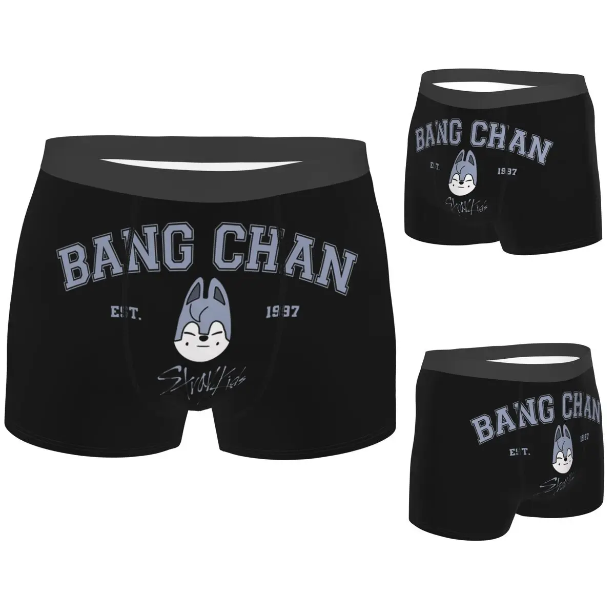 

Boxer Underpants Shorts Bang Chan Panties Male Comfortable Underwear for Homme Man Boyfriend Gift