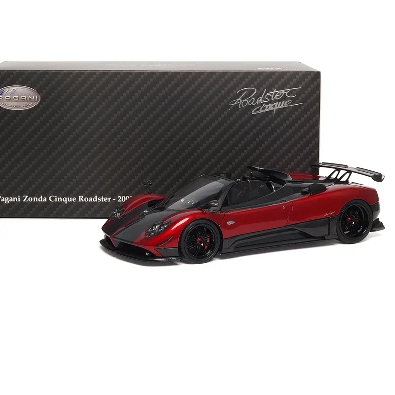 1:18 Pagani Cinque zonda Zonda โลหะผสมการบีบอัดเพลาจําลองขนาดเล็ก,ตกแต่งสําหรับผู้ใหญ่,ของเล่นเด็ก,ของขวัญเด็ก