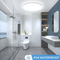 Modern Bedroom Hallway Toilet Lighting Round LED Ceiling Light Neutral White Cool White Warm White 48W 36W 24W 18W