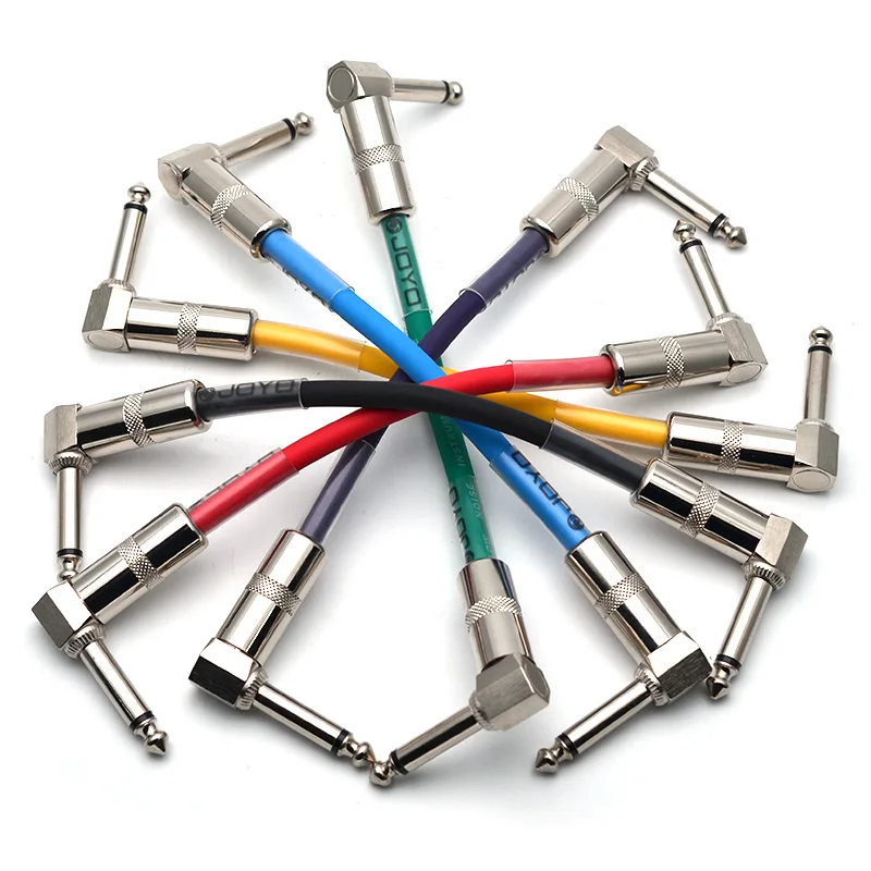 6Pcs/lot JOYO CM-11 Colorful Connection Cable for Guitar Bass Pedal Guitar Pedal Cable