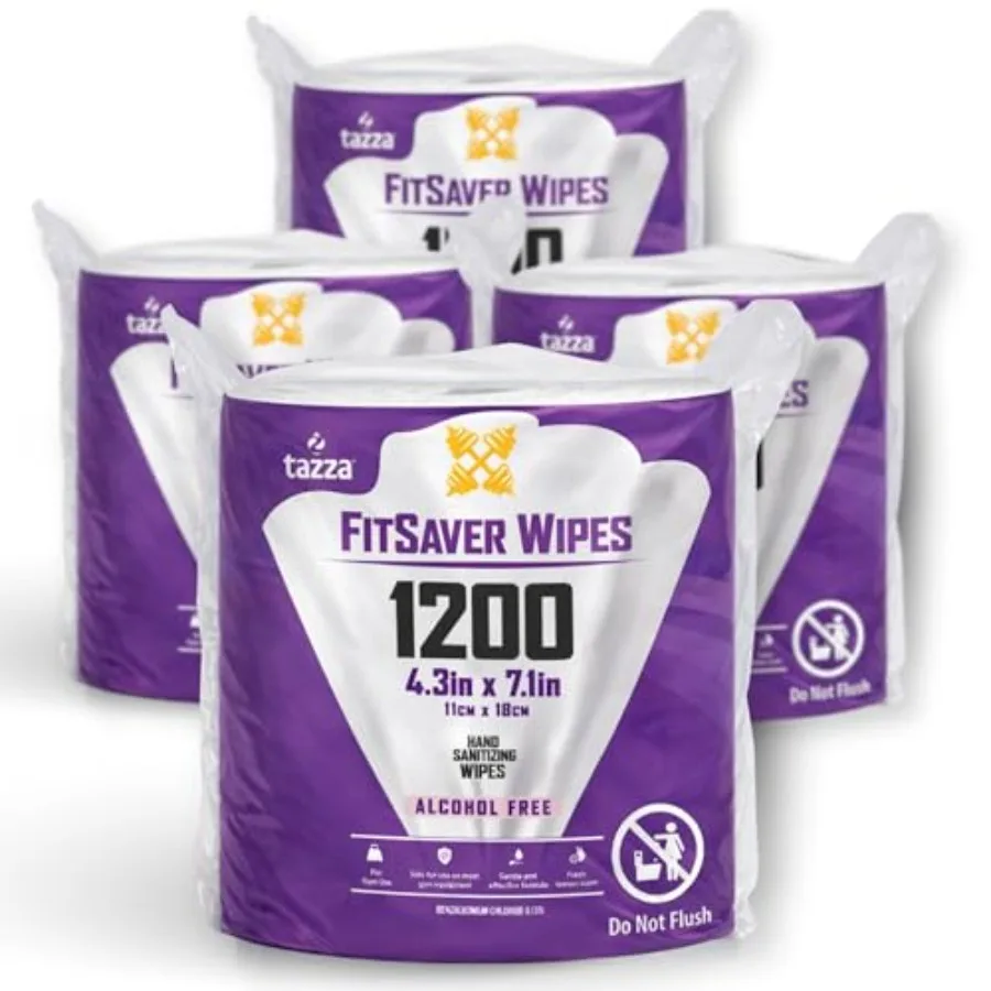 

WP1200 Wet Wipes - Bulk 4 x 1200 Ct Durable Pre-Saturated Cleaning Gym Equip Wipes. 1 penny a wipe!