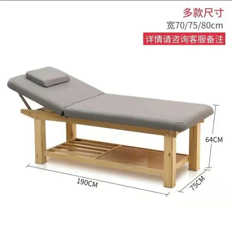 Solid Wood Folding Massage Bed for Home Use Traditional Chinese Medicine Physiotherapy Body Treatment Table Guangzhou