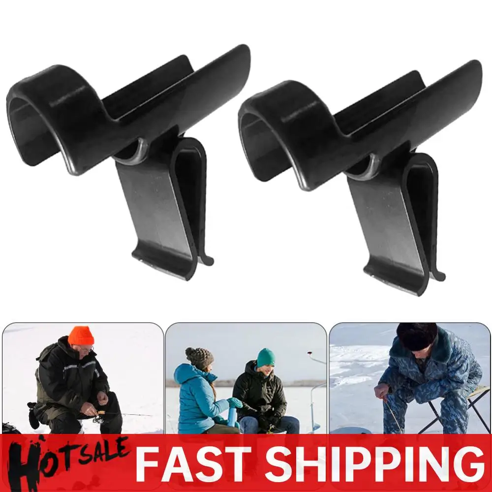 2Pcs Angelrute Rack Angelrute Halter Multifunktionale Eimer Stange Halter Angelrute Werkzeug Eis Angelrute Stange Racks
