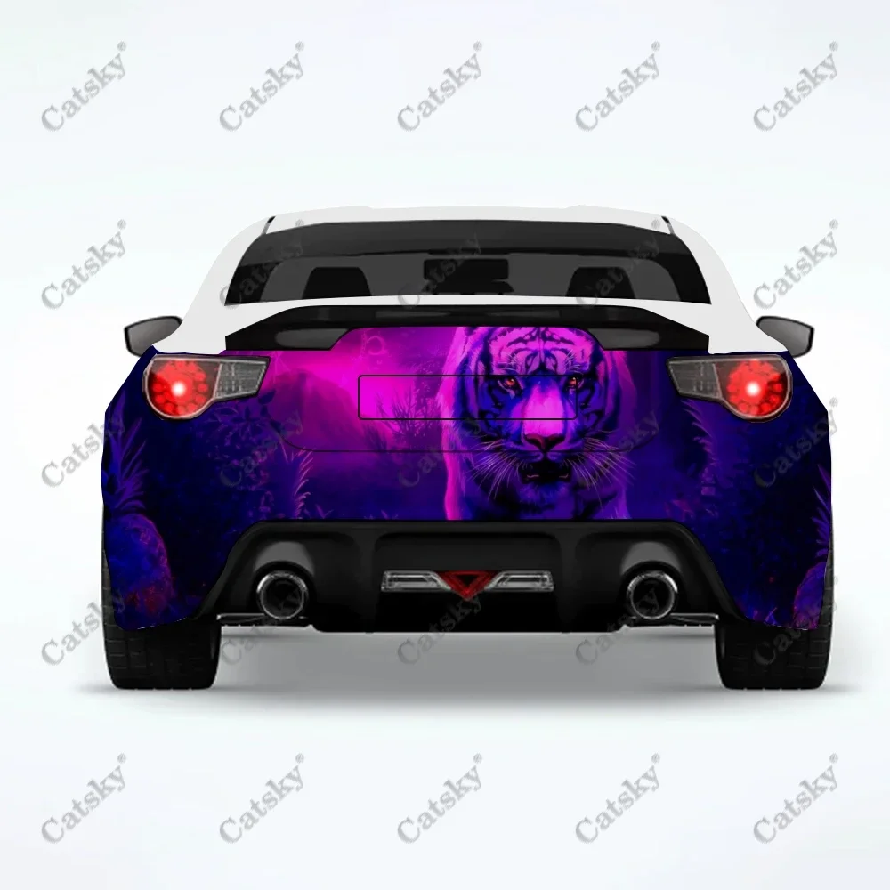 

Автомобильная наклейка Flame Tiger, модификация заднего вида автомобиля, подходит для наклейки на автомобиль, грузовик