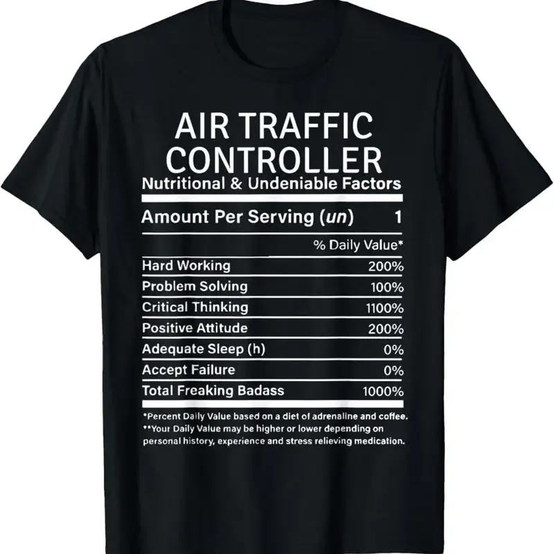 Air Traffic Controller Nutritional Facts Control T Shirt