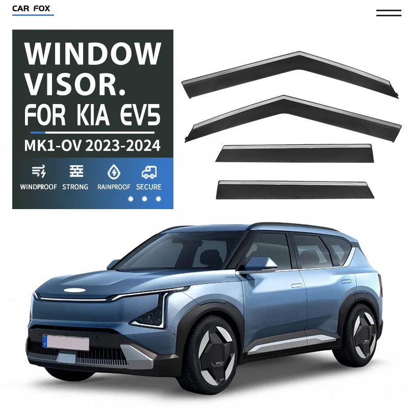 

For KIA EV5 2023+ Car Window Visor Awning Shelters Windshield Side Window Rain Sun Shade Auto Accessories Car Styling