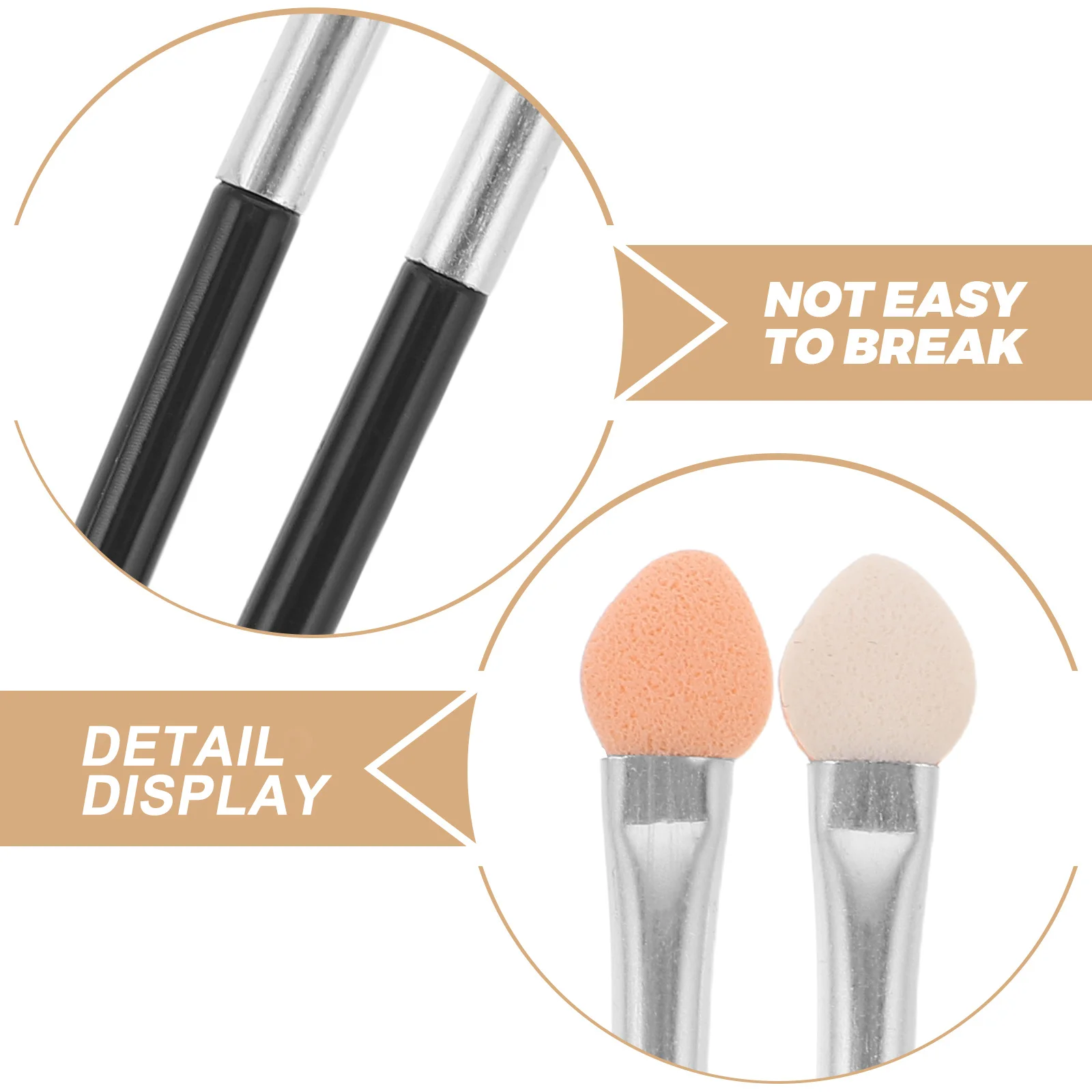 100Pcs Sponge Paint Brushes Fine Detail Blending Mini Sponge Brush for Crafts Card Making Acrylic Ink Painting Tools for Artists