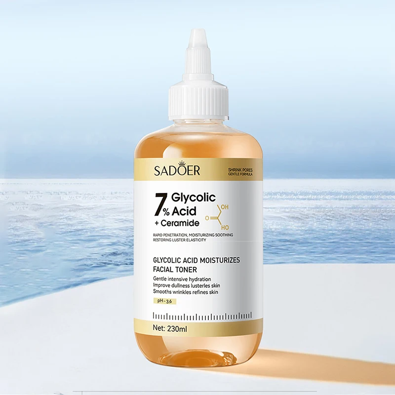 

Тоник с гликолевой кислотой SADOER, сыворотка для лица, уход за кожей лица, увлажняющий тоник для лица, антивозрастной, против морщин, эссенция для лица, уход за кожей