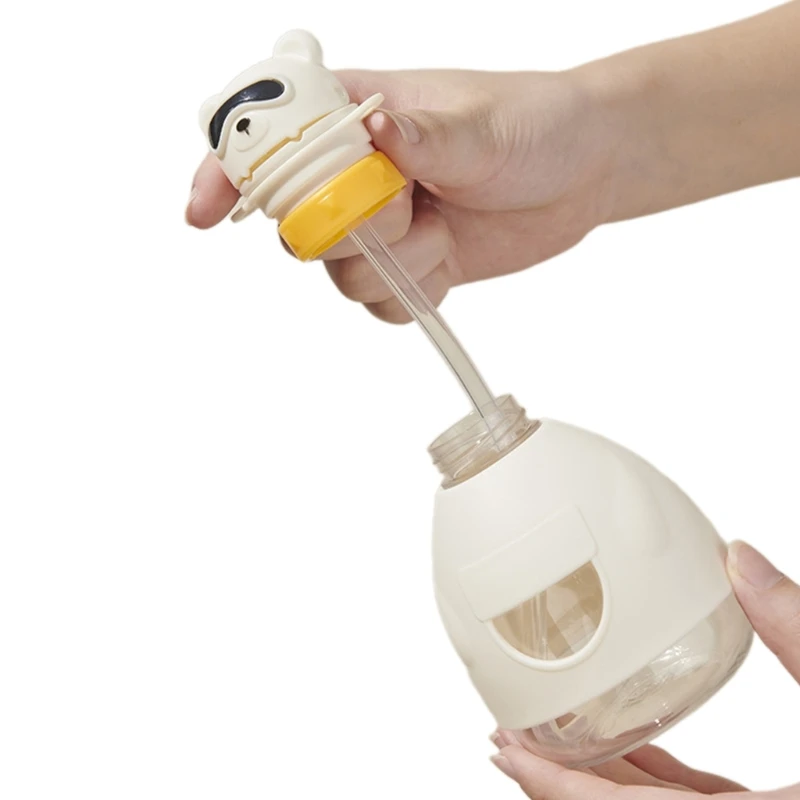 Baby-rietjesbeker Leren drinkwaterbeker Gemakkelijke overgang naar drinken 210ML