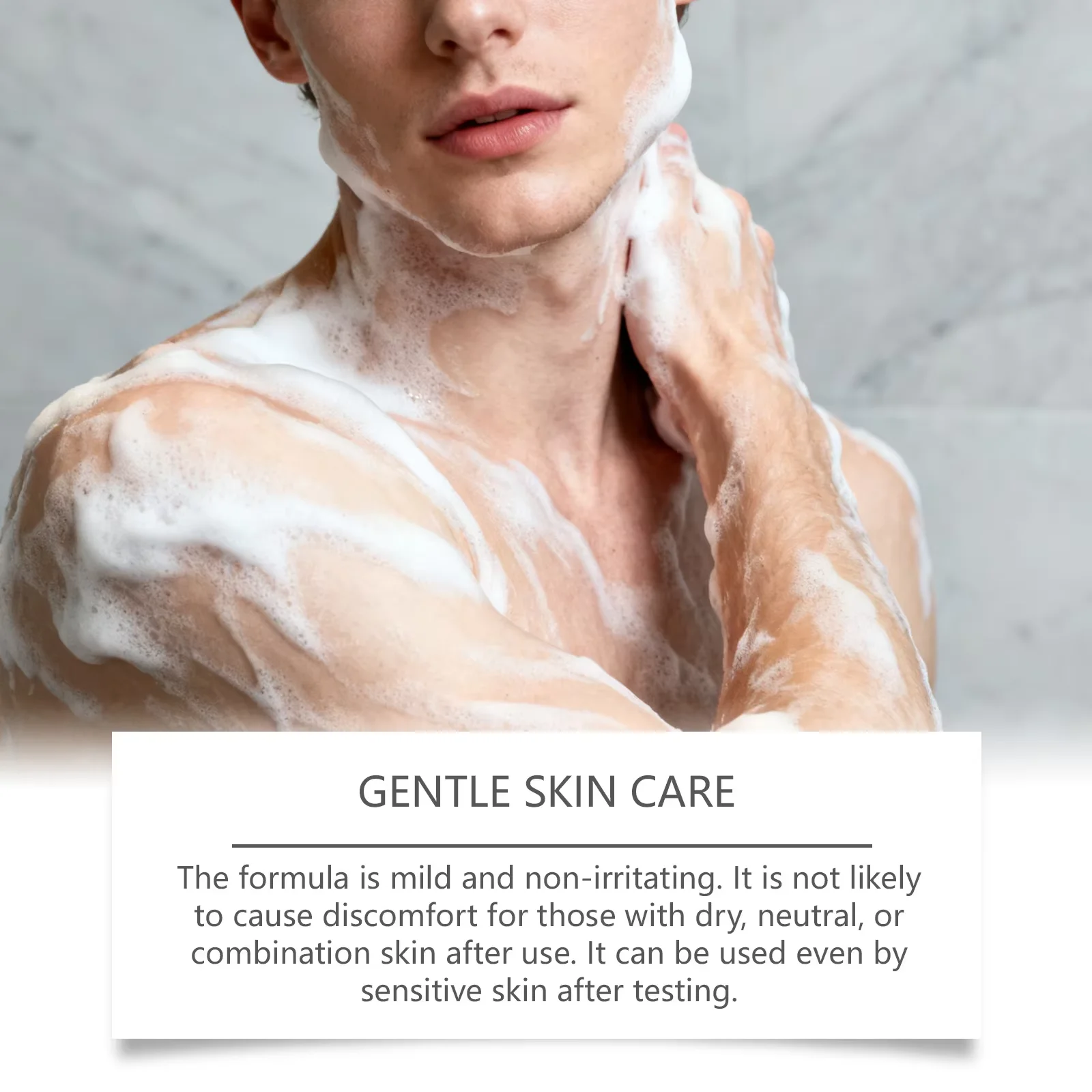 صابون تنظيف الجسم متعدد التأثيرات من إيست مون، ترطيب عميق، يحافظ على ترطيبًا، تنظيف عميق للتحكم في الزيت، قالب صابون الحمام للرجال #3